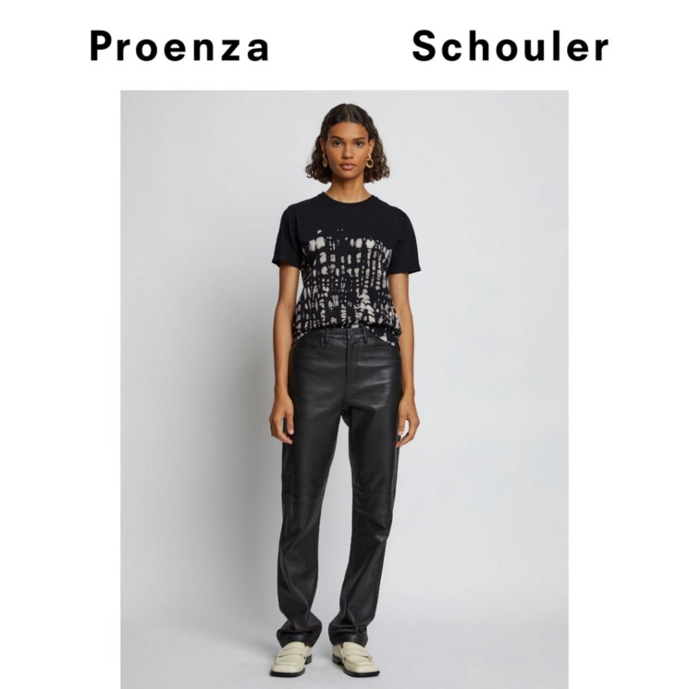 Proenza Schouler White Label Dotted Tie Dye Tee